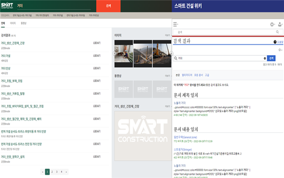 파일:지식문서 및 스마트 건설 위키 연계 예시.png